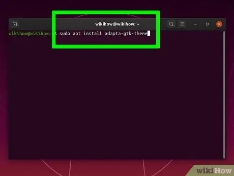 Thema's installeren in Ubuntu Stap 5