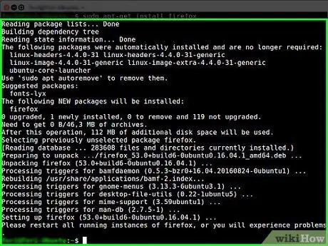 Instal·leu el programari a l'Ubuntu Pas 8