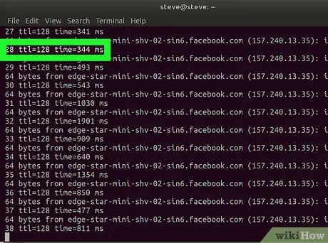 Ping no Linux Etapa 5