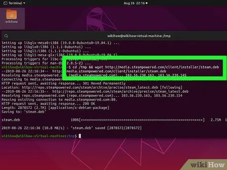 Instal·leu Steam a Linux Pas 15