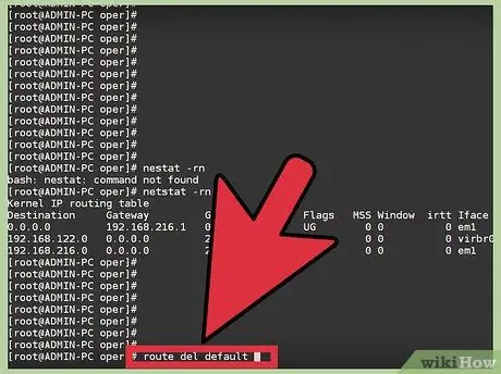 Linux -da standart shluzi qo'shish yoki o'zgartirish 3 -qadam