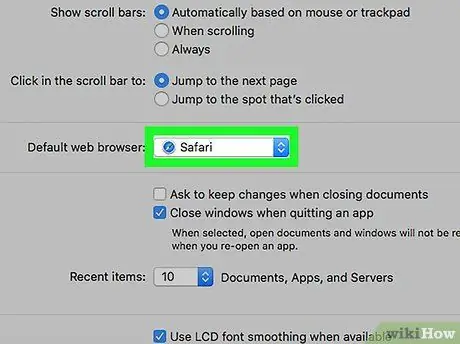 შეცვალეთ ნაგულისხმევი ბრაუზერი Mac– ზე, ნაბიჯი 6