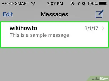 Ketahui apakah Pesan Disampaikan di Apple Messages Langkah 2