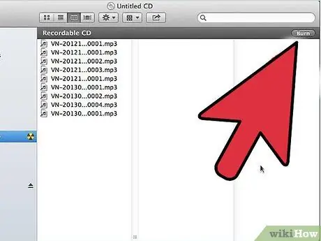 Membakar CD Menggunakan Mac OS X Langkah 11