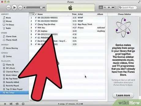 Grave um CD usando o Mac OS X Etapa 3