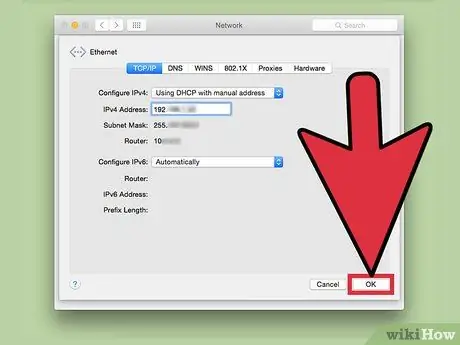 تغییر آدرس IP در Mac مرحله 8