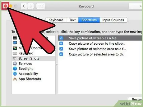 Hloov Keyboard Shortcut rau Mac Screenshot Kauj Ruam 8