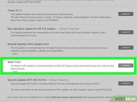 Mac -da Safari -ni yeniləyin Adım 11