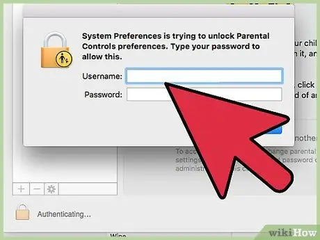 Apeiti tėvų kontrolę „Mac“3 veiksme