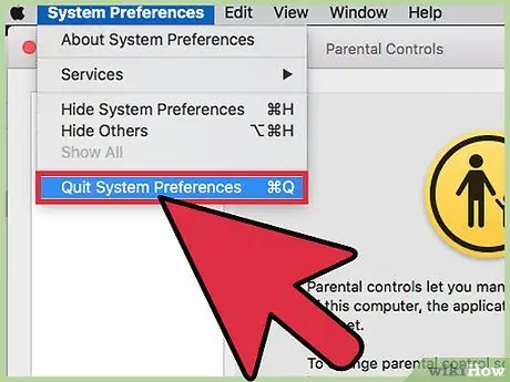 Apiet vecāku kontroli Mac datorā 6. darbība