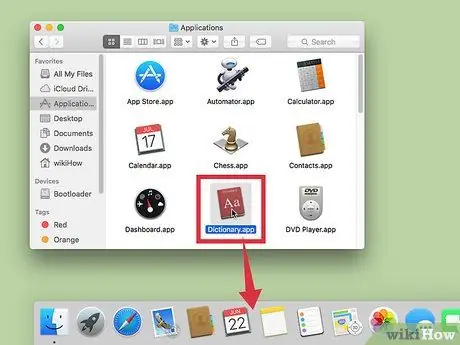 Mac kompyuterining dock -dan dastur belgisini qo'shish va o'chirish 2 -qadam