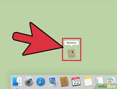 Magdagdag at Mag-alis ng isang Program Icon Mula sa Dock ng isang Mac Computer Hakbang 7