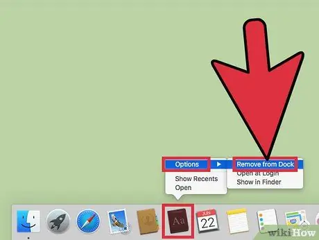 Adicionar e remover um ícone de programa do dock de um computador Mac Etapa 9