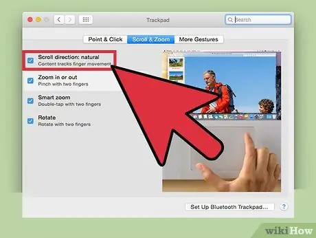 Changer la direction de défilement sur un Mac Étape 5