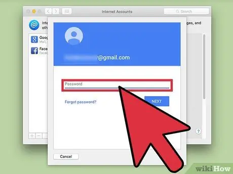 Google -fiók hozzáadása a Mac -hez 7. lépés