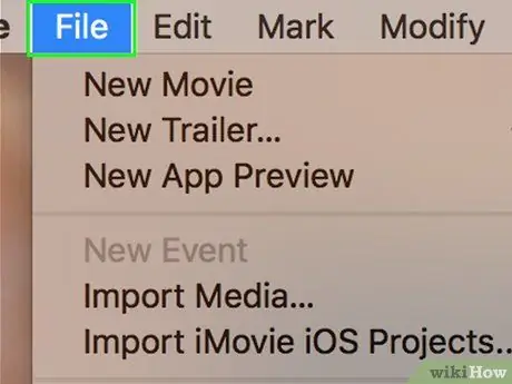 Afegiu un vídeo a l'iMovie Pas 3