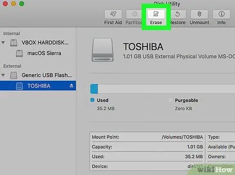 Formateer USB op Mac Stap 5