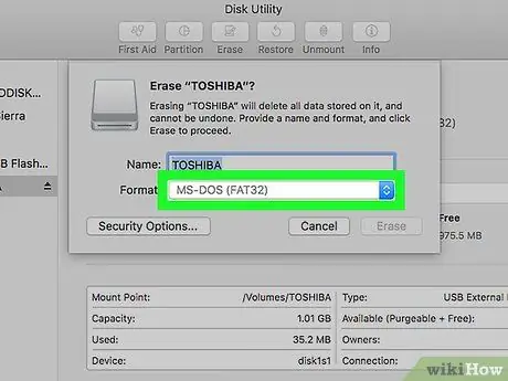 Formateer USB op Mac Stap 6