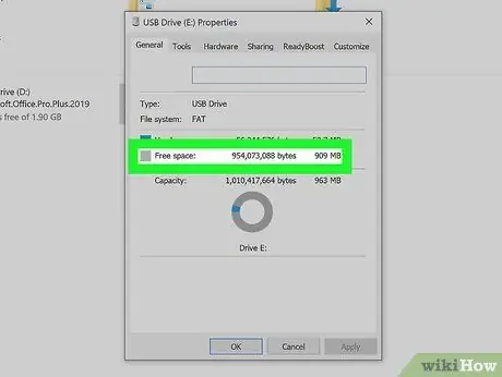 Suriin ang Natitirang Memorya sa isang USB Flash Drive Hakbang 5