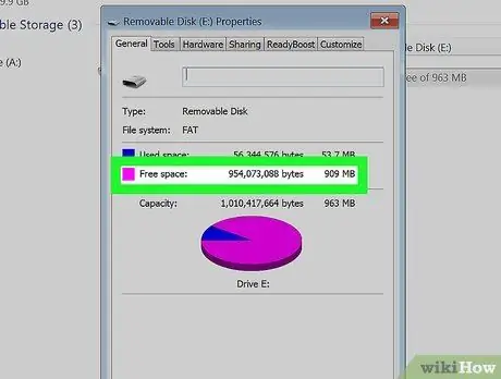 Angalia Kumbukumbu iliyobaki kwenye USB Flash Drive Hatua ya 9