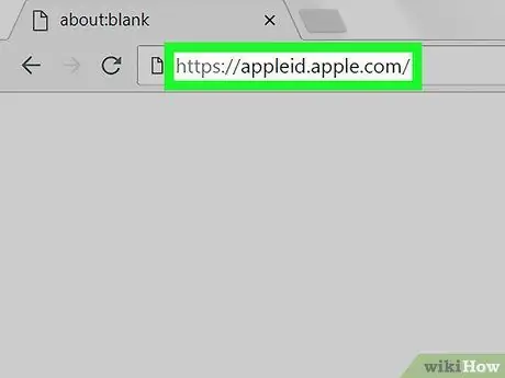 Apple ID нууц үгээ солих 1 -р алхам