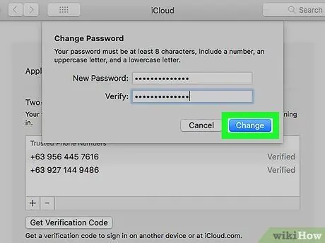 Αλλάξτε τον κωδικό πρόσβασης Apple ID Βήμα 15