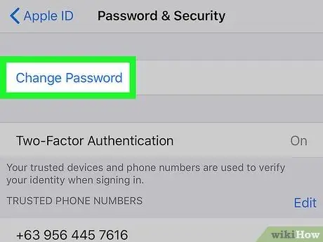 Променете паролата си за Apple ID Стъпка 19