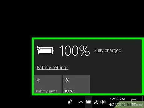 Compruebe la batería de la computadora portátil, paso 2