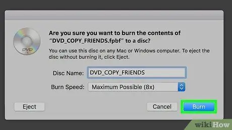 Luam Koj DVDs Nrog Mac OS X Kauj Ruam 13