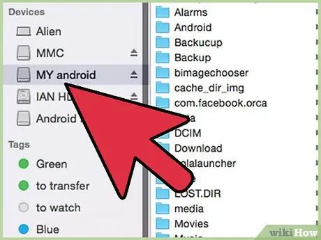 Manage Files on Android with a Mac Step 4