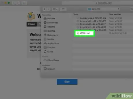 Nyissa meg a DAT fájlt a Mac rendszeren 10. lépés