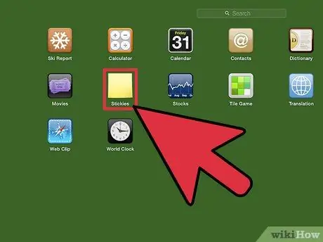 Create a Sticky Note on a Mac's Dashboard Step 3