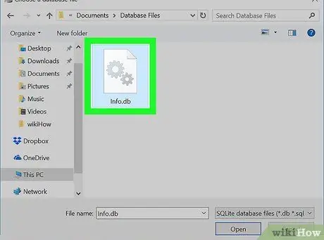 PC veya Mac'te bir Veritabanı Dosyası Açın 6. Adım