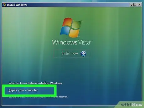 Tetapkan semula Windows Vista Langkah 13