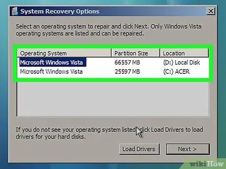 Restablecer Windows Vista Paso 14