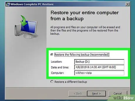 Reset Windows Vista Step 17