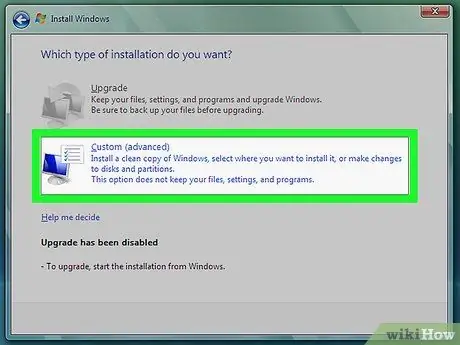 Windows Vista 35ти баштапкы абалга келтирүү