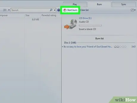 Készítsen audio CD -t a Windows 7 rendszerrel 16. lépés