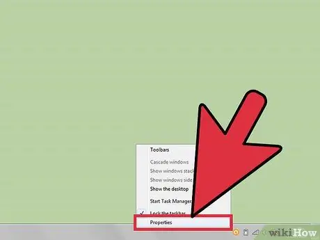 Hloov Txoj Haujlwm ntawm Taskbar hauv Windows 7 Kauj Ruam 1