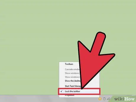 Ändern Sie die Position der Taskleiste in Windows 7 Schritt 4