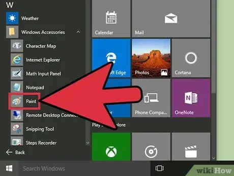 Ανοίξτε το Microsoft Paint Βήμα 5