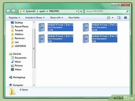 Windows компьютерінің принтер кезегінен жойылмайтын құжатты алып тастаңыз 13 -қадам
