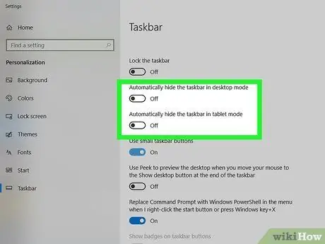 Modifier la taille de la barre des tâches de votre bureau Windows Étape 5