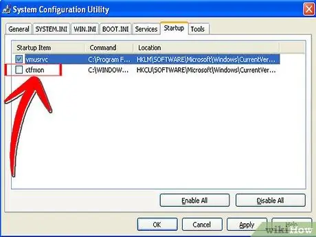 Մուտք գործեք System Configuration Utility Քայլ 7