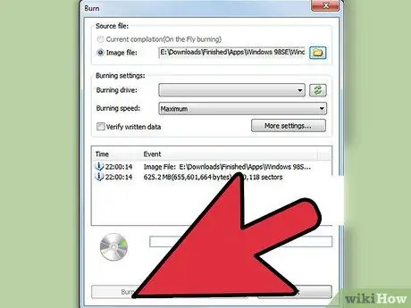 Make a Windows XP Bootable Disk Using a ISO File Step 4