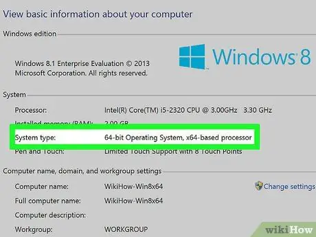 Controleer of Windows 32 ‐ Bits of 64 ‐ Bits is Stap 3