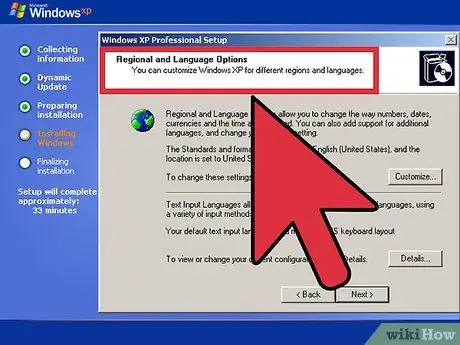 Naformátujte počítač a nainštalujte Windows XP SP3, krok 12