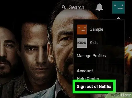 Keluar dari Netflix pada Windows 8 Langkah 3