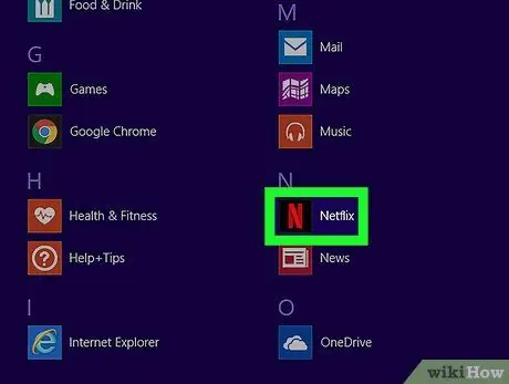 צא מ- Netflix ב- Windows 8 שלב 7