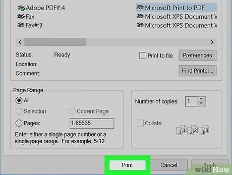 Windows -da PDF -ə çap edin 5 -ci addım